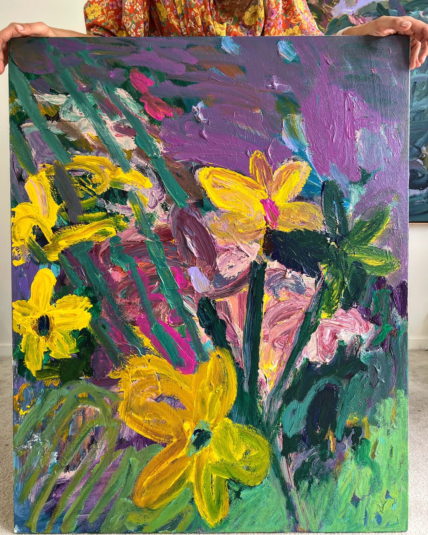 Adele abstract floral art