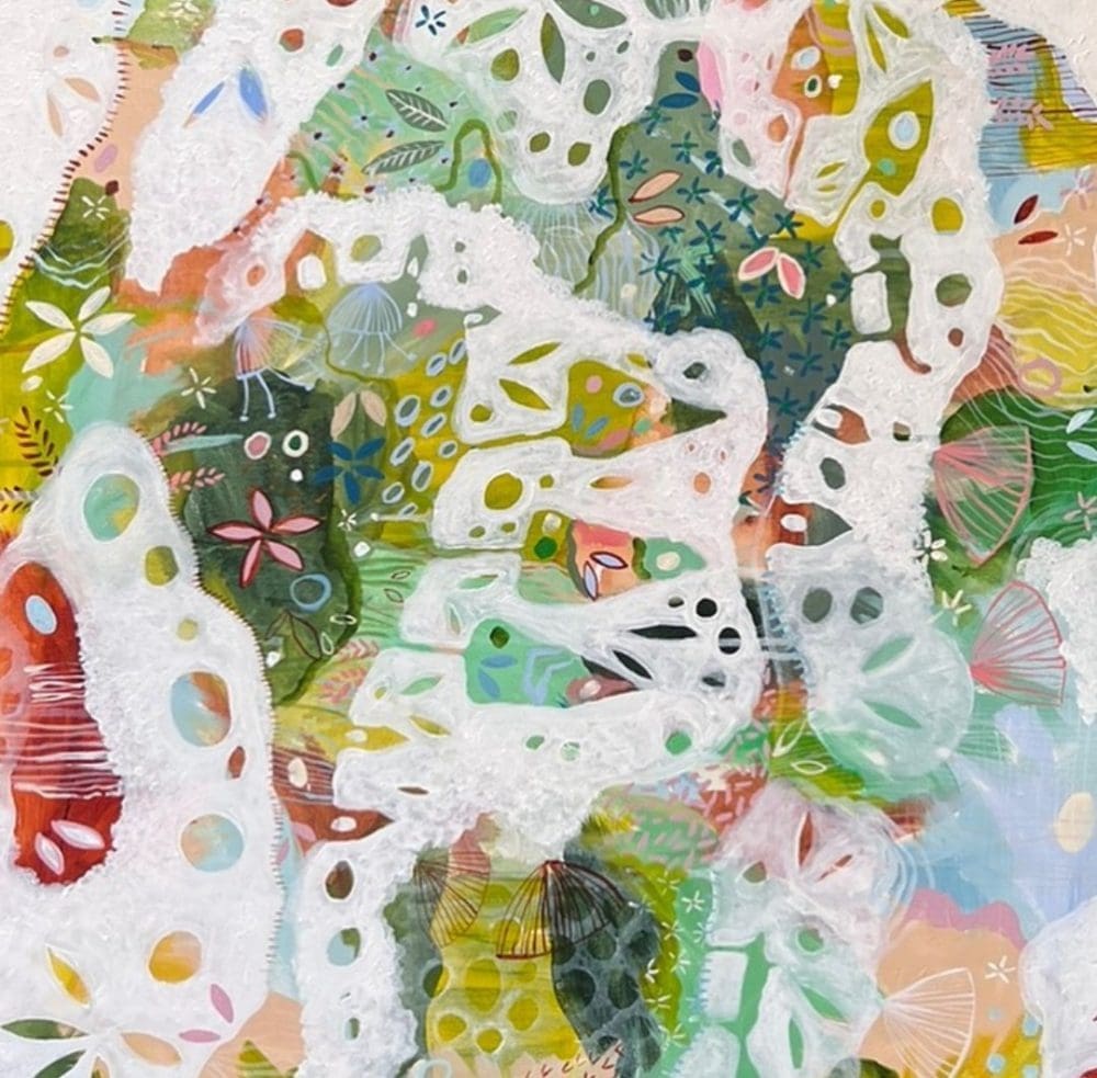 Alexandra Strong Art green abstract