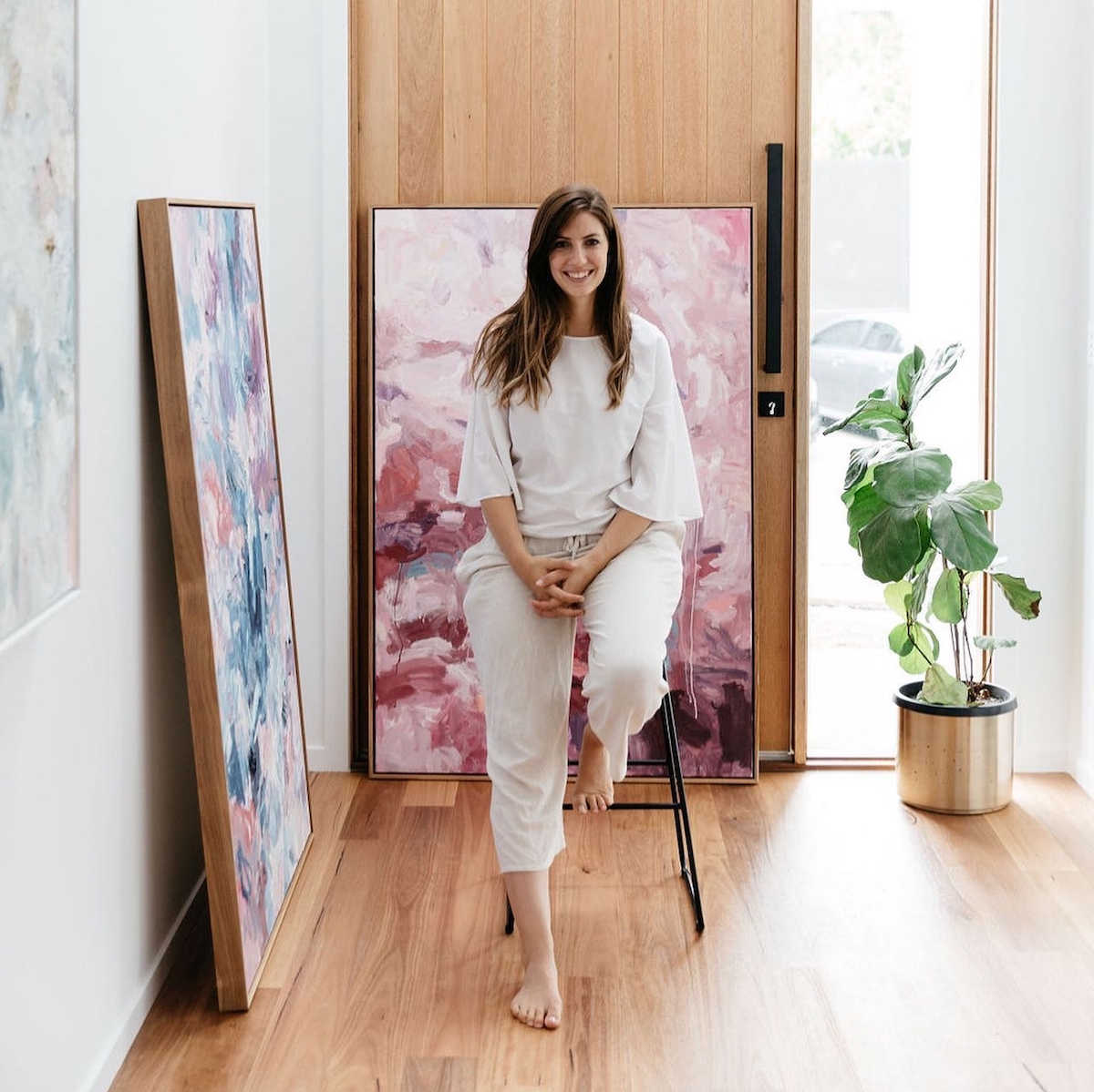 Brisbane abstract artist Adele Bevacqua