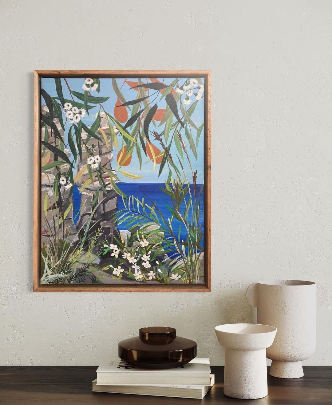 Natural floral artwork by Dani Heyward