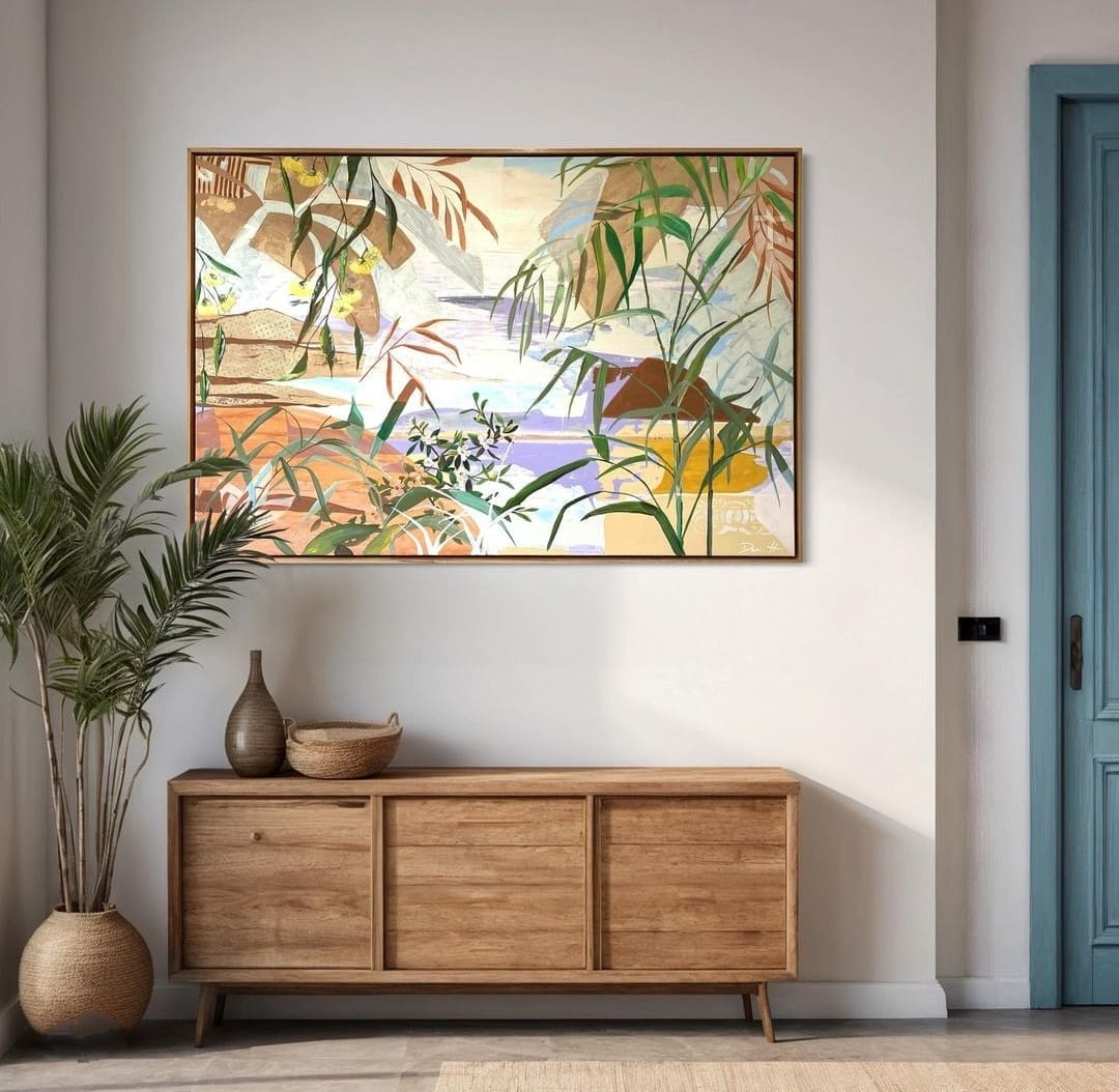 Natural floral artwork by Dani Heyward