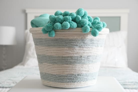 DIY rope basket