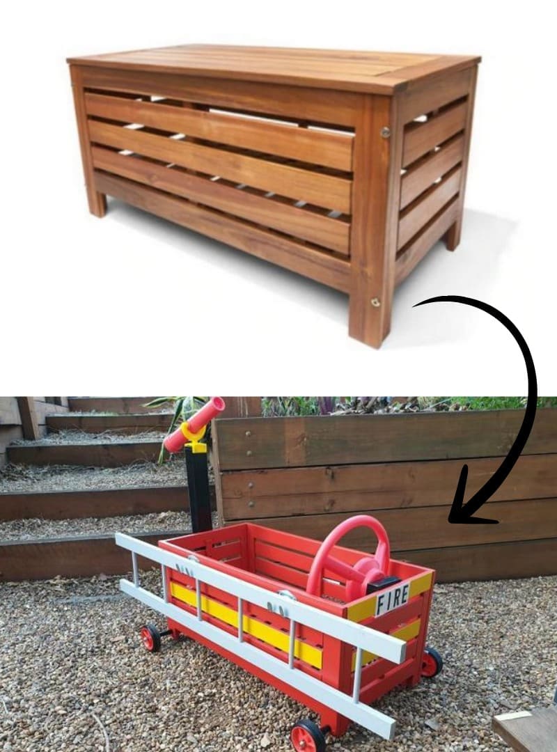 Fire truck hack via Kidspot coolest Kmart hacks