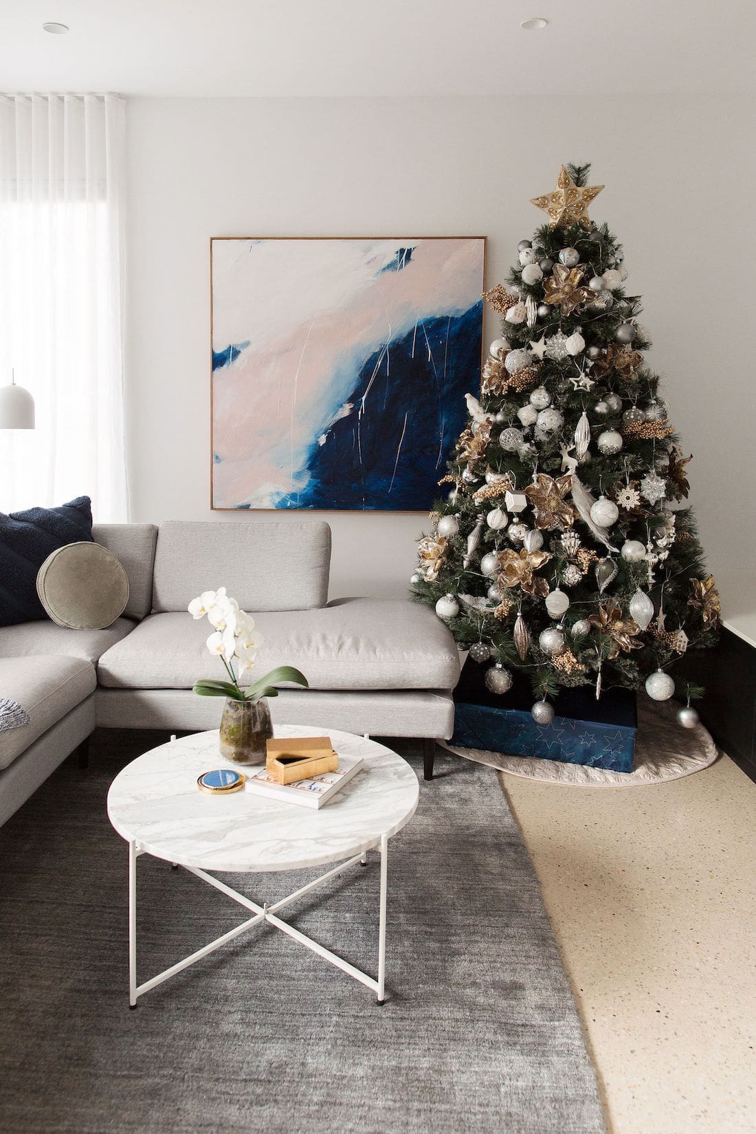 Gift under tree
