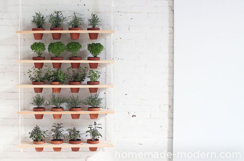 Hanging vertical garden