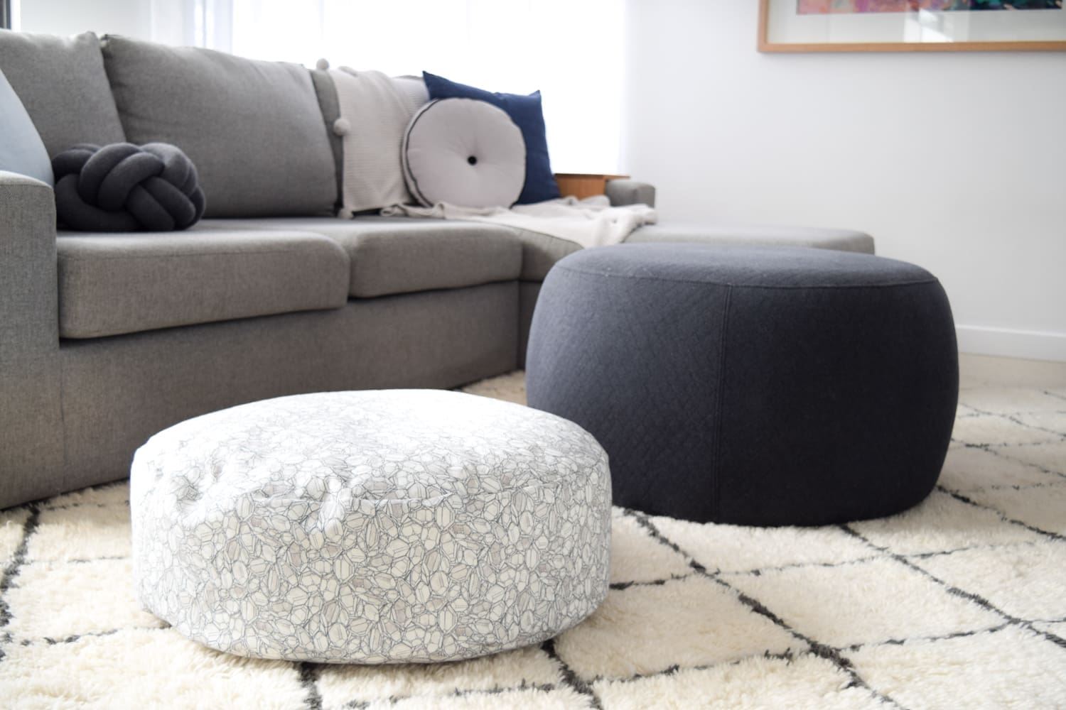 Landscape floor cushion