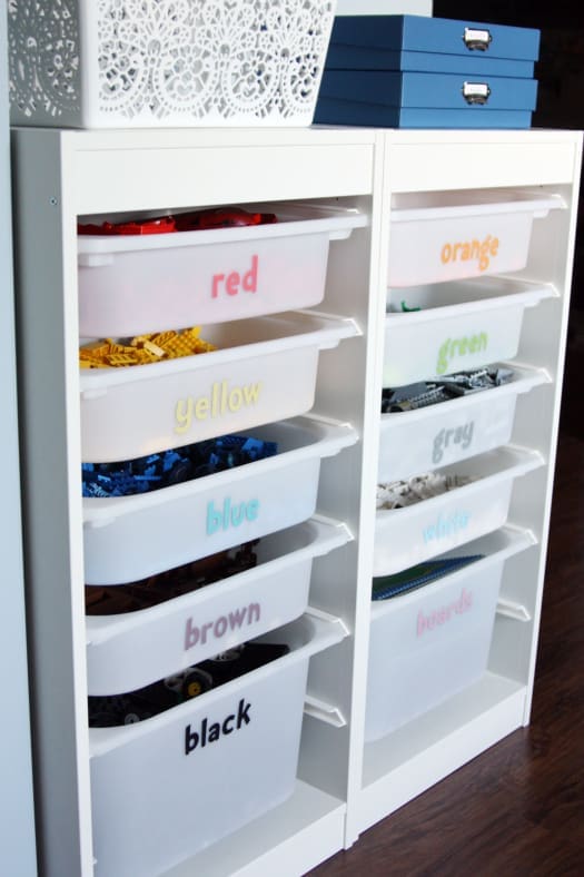 Lego organising and storage