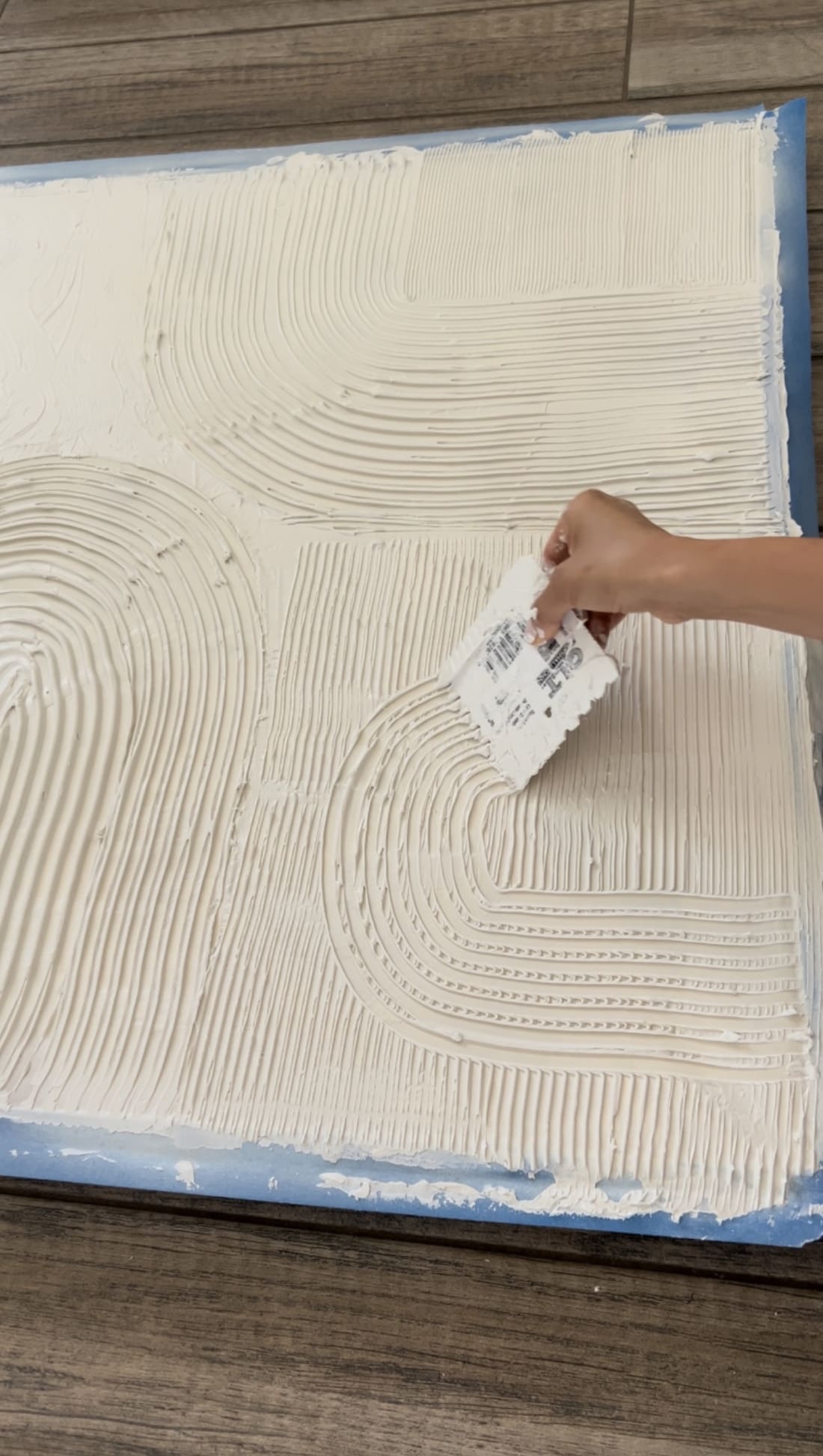 Making plaster art