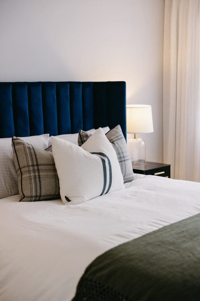 Luxe master bedroom styling