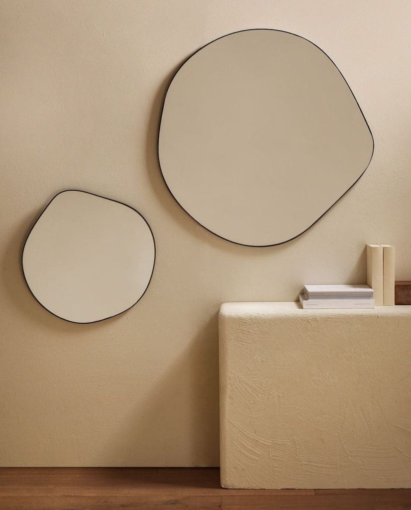 organic shape mirror