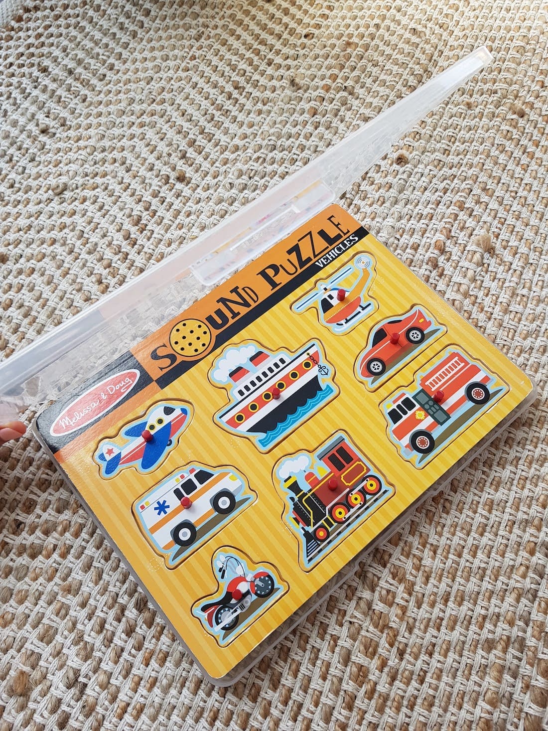 Storing puzzles in plastic A4 document holder