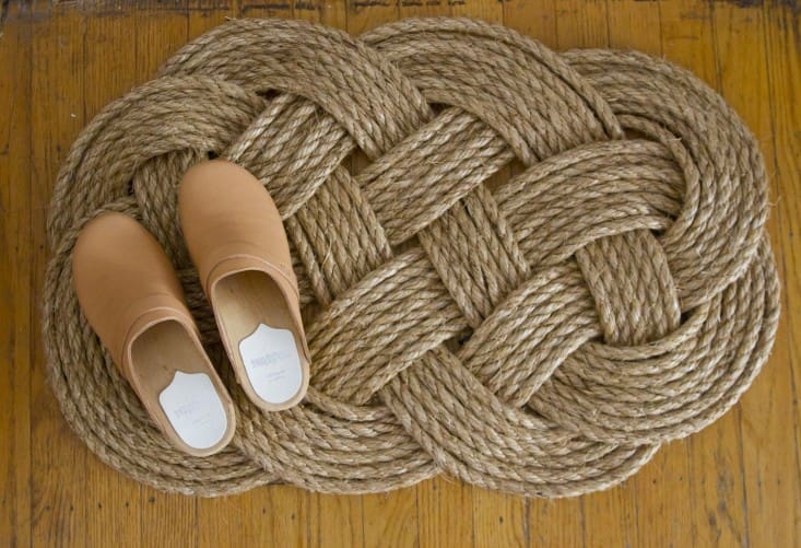 DIY rope door mat