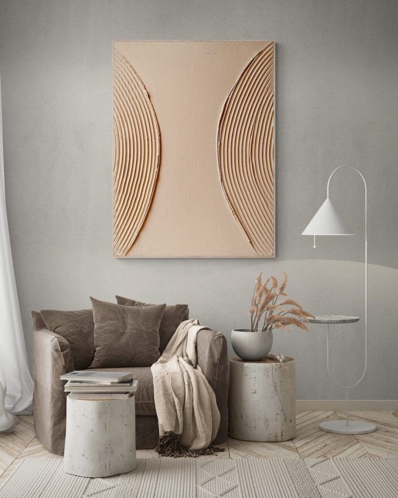 textured art painting