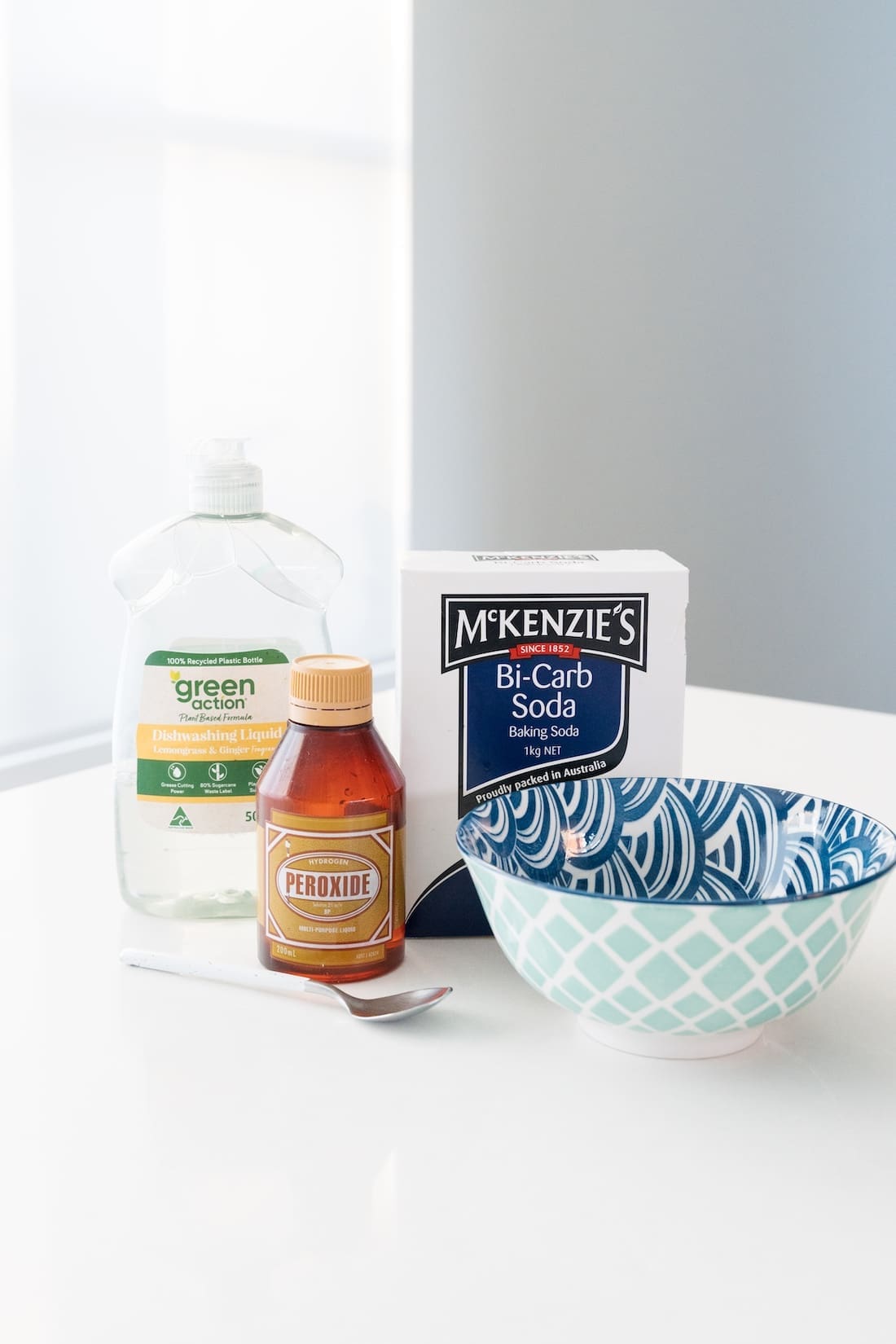 Use peroxide to lift stains