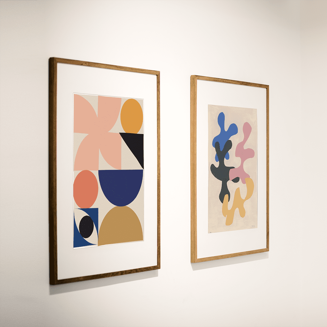 Pastel graphic paintings from Aplotica Studio
