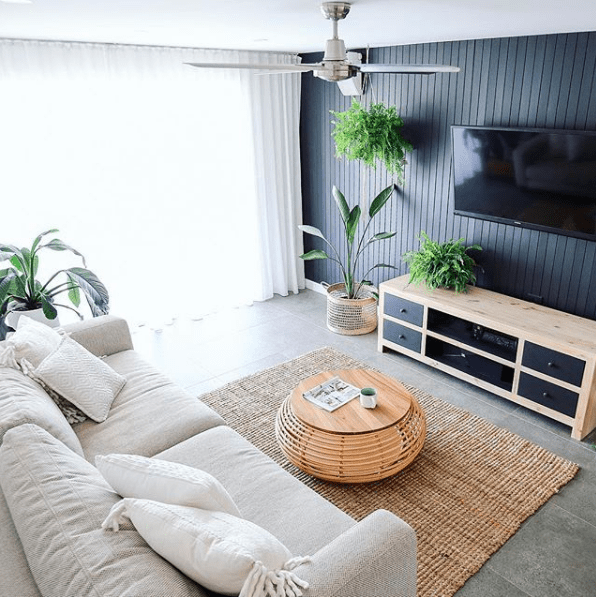 Dark VJ feature wall