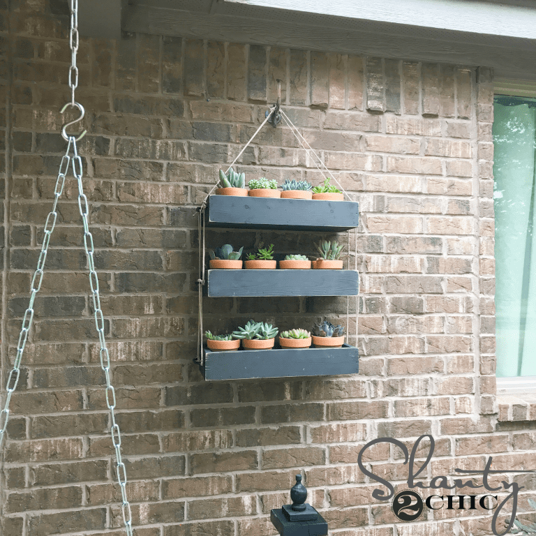 DIY outdoor wall planter
