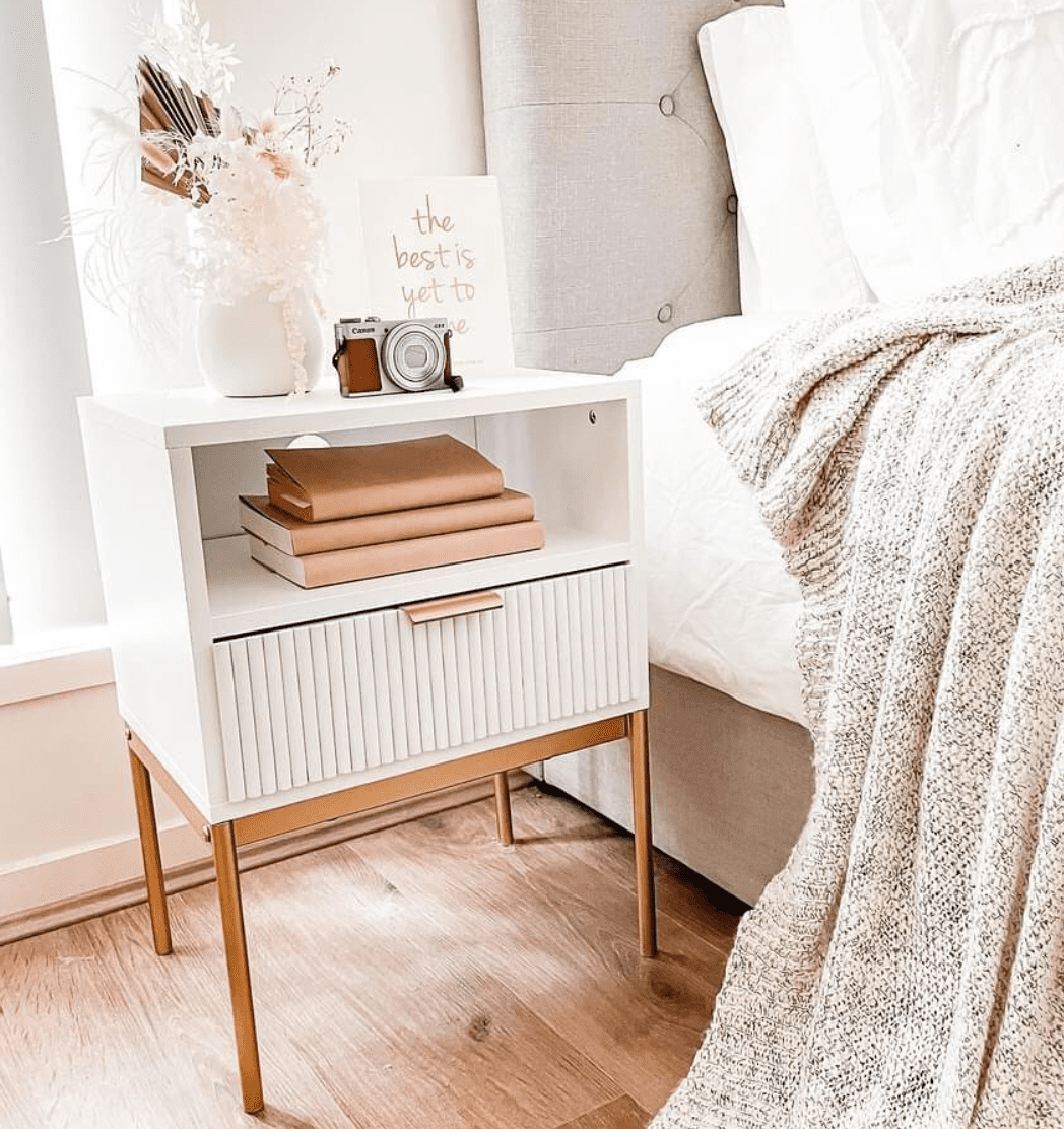 Egon side table from Kmart makeover 