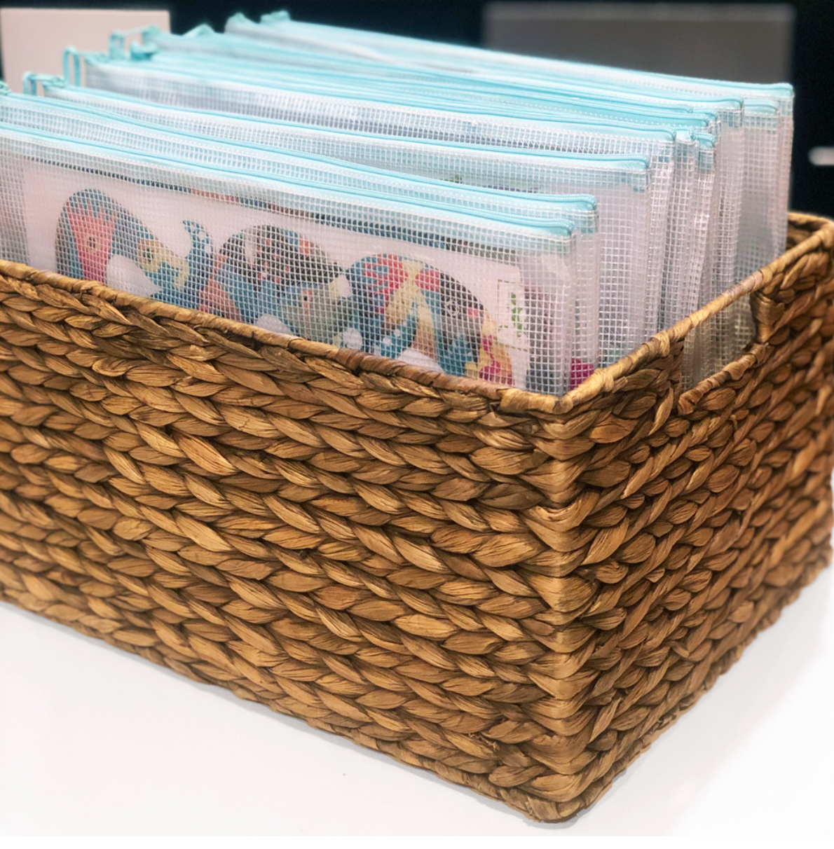 Pencil cases for puzzle storage