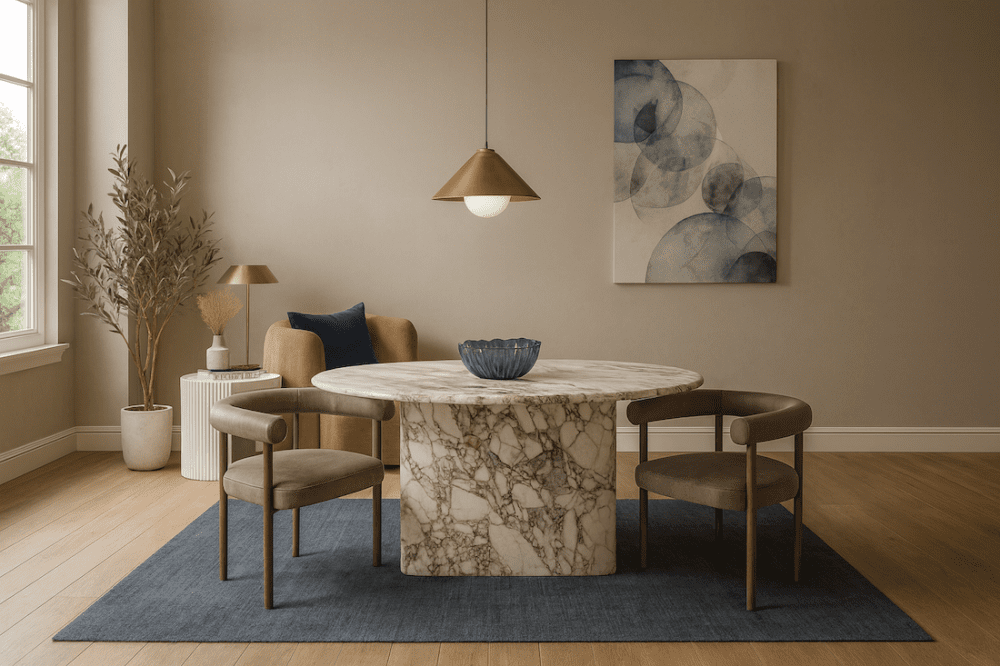 Luxe dining room